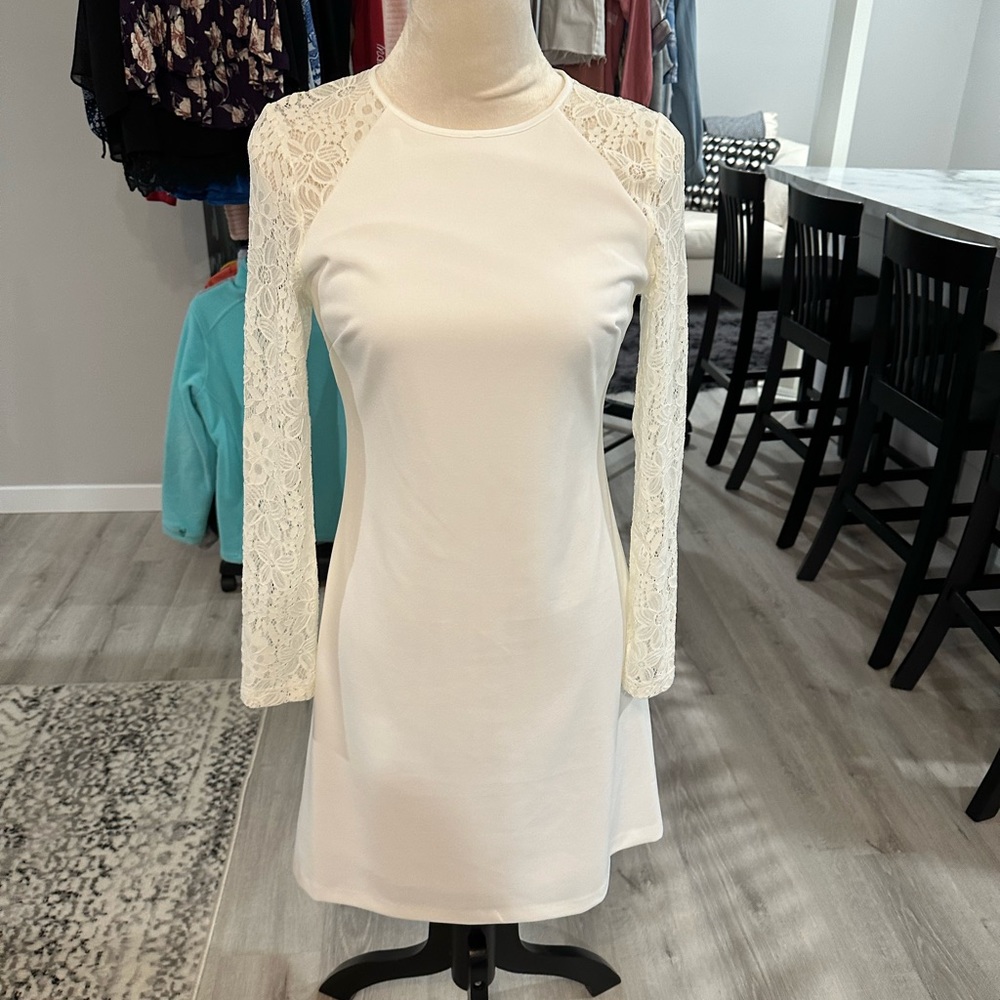 White Tommy Hilfiger dress.